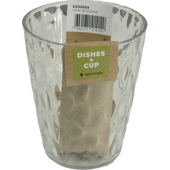 DISHES+CUP, clear as crystal, Tritan™ Renew, 250 ml Trinkbecher