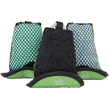 COOLING+TOWELeco, Box gemischte Farben 18 Stück, Mikrofasertuch 45 x 60 cm, inkl. Tasche und Minikarabiner