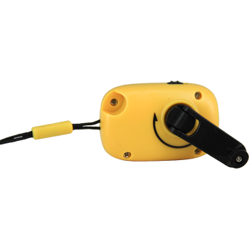 SUN+SHINE, colour: solar power, recycled Mini Flashlight with clip