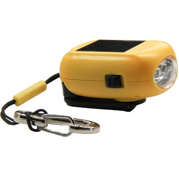 TESTER EE SUN+SHINE, Farbe: solar power, Mini Taschenlampe Recycelt inkl. Karabiner 