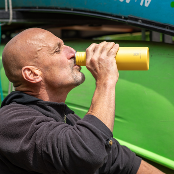 DRINK+REFILL, 1000 ml, solar power, einwandige Edelstahltrinkflasche, 18/10 Inox, Standard Verschluss