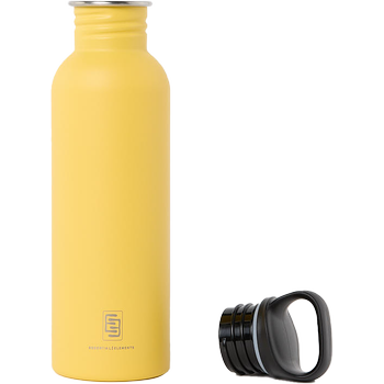 DRINK+REFILL, 750 ml, solar power, gourde simple paroi en acier inoxydable 18/10, bouchon standard