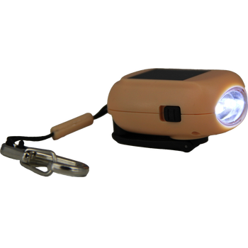 SUN+SHINE, peach fuzz, Mini Taschenlampe Recycelt inkl. Karabiner