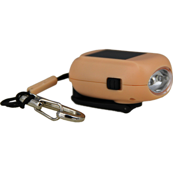 SUN+SHINE, peach fuzz, Mini Taschenlampe Recycelt inkl. Karabiner 