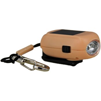 EE SUN+SHINE, peach fuzz, Mini Taschenlampe Recycelt inkl. Karabiner 