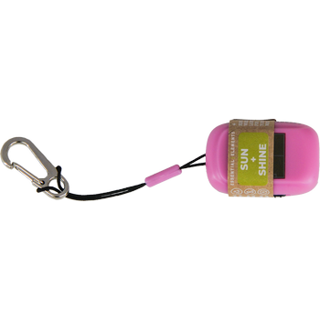 SUN+SHINE, flamingo pink, Mini lampe de poche recyclée avec clip