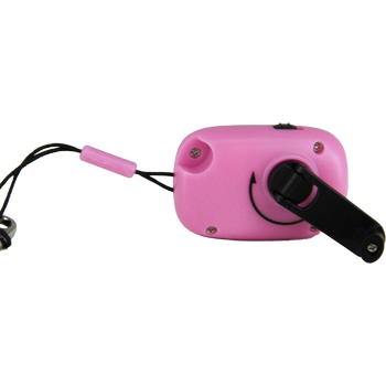 SUN+SHINE, flamingo pink, Mini lampe de poche recyclée avec clip