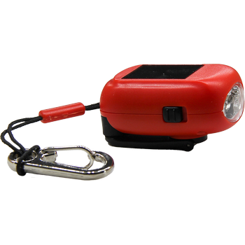 SUN+SHINE, red desert, Mini Taschenlampe Recycelt inkl. Karabiner 