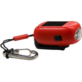 EE SUN+SHINE, red desert, Mini Taschenlampe Recycelt inkl. Karabiner 