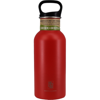 DRINK+REFILL, 500 ml, bloody hell, einwandige Edelstahltrinkflasche, 18/10 Inox, Standard Verschluss