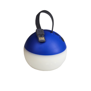 MOON+LIGHT, sky blue, lampe USB recyclée avec l'effet 