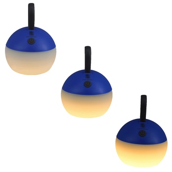 MOON+LIGHT, sky blue, lampe USB recyclée avec l'effet 