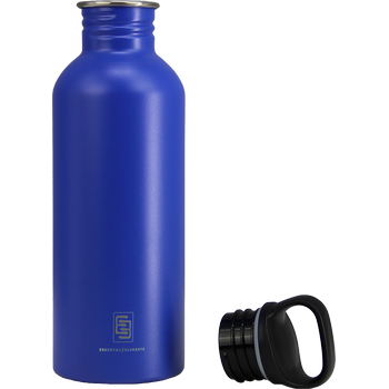 DRINK+REFILL, 1000 ml, sky blue, einwandige Edelstahltrinkflasche, 18/10 Inox, Standard Verschluss