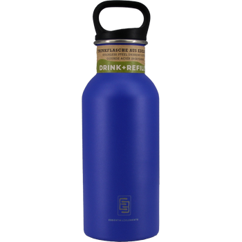 DRINK+REFILL, 500 ml, sky blue, einwandige Edelstahltrinkflasche, 18/10 Inox, Standard Verschluss