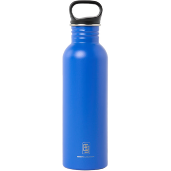 DRINK+REFILL, 750 ml, sky blue, einwandige Edelstahltrinkflasche, 18/10 Inox, Standard Verschluss 