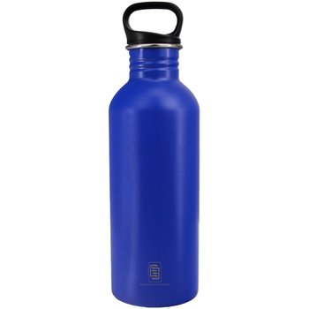EE DRINK+REFILL, 750 ml, sky blue, einwandige Edelstahltrinkflasche, 18/10 Inox, Standard Verschluss 