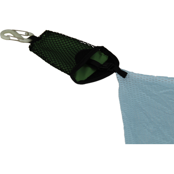 COOLING+TOWELeco, frosty blue, Mikrofasertuch 45 x 60 cm, inkl. Tasche und Minikarabiner