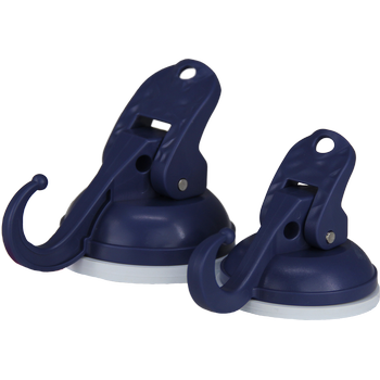 Simplement attachant
Finies les questions sur l'endroit où poser la serviette, le sac de toilette ou les vêtements de rechange quand on est sous la douche.
Il suffit d'accrocher le crochet à ventouse HANG+GO au mur, au carrelage ou à toute autre surface lisse pour résoudre le problème. Des trous supplémentaires permettent en outre de fixer des ficelles et des mini-mousquetons de manière astucieuse. La force de maintien est telle qu'il est même possible de suspendre une poêle en fonte dans la caravane. Ces petits assistants polyvalents sont indispensables à chaque sortie, voyage ou expédition.
Poids / Taille: 27 g / 48×33 mm