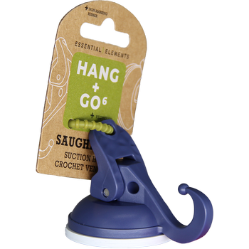 HANG+GO6, future dusk, Saughaken Ø48 mm Gummi weiss, bis zu 6 KG Tragkraft, aus 100 % recyceltem ABS