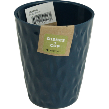 DISHES+CUP, deep ocean, Tritan™ Renew, 250 ml Trinkbecher