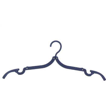 FOLD+DRY, future dusk, faltbarer Kleiderbügel, Recycled 100 % PP im 4er Set 