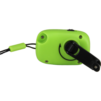 SUN+SHINE, grass green, recycled Mini Flashlight with clip
