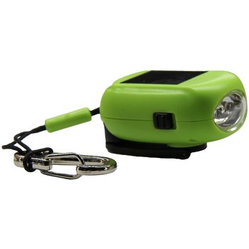 EE SUN+SHINE, grass green, Mini Taschenlampe Recycelt inkl. Karabiner 