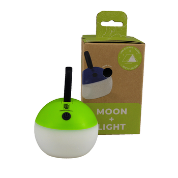 MOON+LIGHT, grass green, recycelte USB-Laterne, Gloweffekt