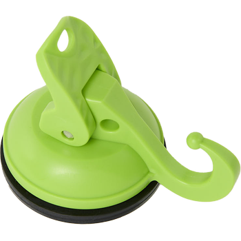 HANG+GO6, grass green, Saughaken Ø48 mm Gummi, bis zu 6 KG Tragkraft, aus recyceltem ABS 
