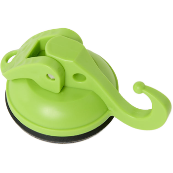 HANG+GO6, grass green, Saughaken Ø48 mm Gummi, bis zu 6 KG Tragkraft, aus recyceltem ABS