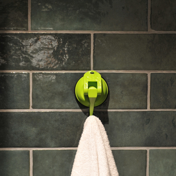 HANG+GO6, grass green, Saughaken Ø48 mm Gummi, bis zu 6 KG Tragkraft, aus recyceltem ABS