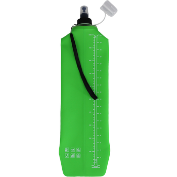 DRINK+FOLD, 1000 ml, grass green, bouteille pliable TPU, cordon de nylon
