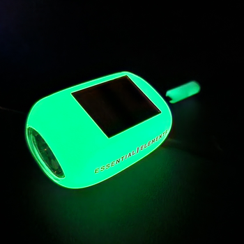 SUN+SHINE, glowy, Mini lampe de poche recyclée avec clip