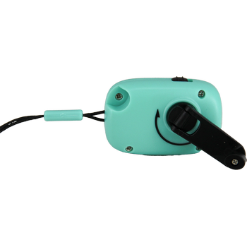 SUN+SHINE, caribbean green, Mini lampe de poche recyclée avec clip