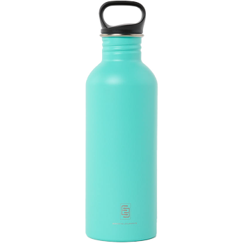 DRINK+REFILL, 1000 ml, caribbean green, einwandige Edelstahltrinkflasche, 18/10 Inox, Standard Verschluss 