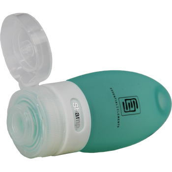 SQUEEZE+GO37, caribbean green, Silikon Flasche 37 ml