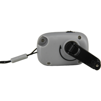 SUN+SHINE, stone grey, recycled Mini Flashlight with clip