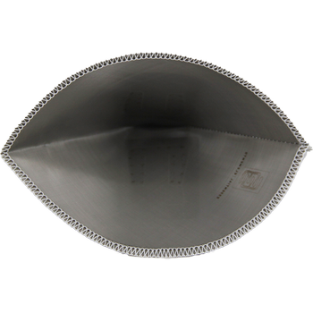 BREW+FILTERcone, naked steel, 20 µm, 18/8 INOX, Passoire à thé et préfiltration