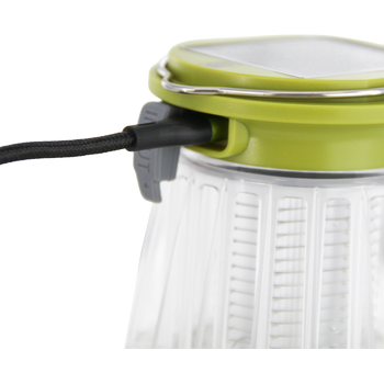 ZAP+SHINE100, essential green, Anti-Mücken Solarlampe, inkl. USB-A/C zu USB-C Ladekabel, 2 Lampenschirme