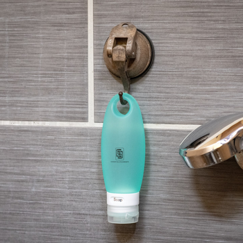 HANG+GO6, chestnut brown, crochet à ventouse recyclé Ø48 mm caoutchouc à 2 composants, supporte jusquʼà 6 kg, 30% fibres de canne à sucre, 70% ABS recyclé