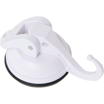 HANG+GO8, edelweiss, Saughaken Ø58 mm Gummi, bis zu 8 KG Tragkraft, aus 50% recyceltem ABS, 50% ABS