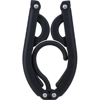 FOLD+DRY, night shadow, 100 % Recycled PP Clothing hanger foldable (set of 4)