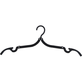 FOLD+DRY, night shadow, faltbarer Kleiderbügel, Recycled 100 % PP im 4er Set 