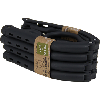 FOLD+DRY, night shadow, 100 % Recycled PP Clothing hanger foldable (set of 4)