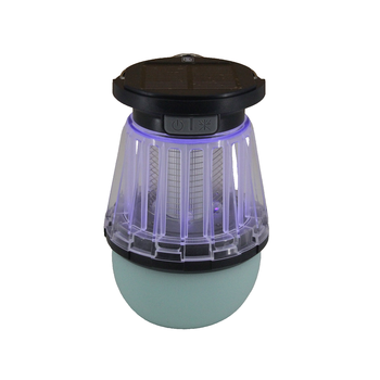 ZAP+SHINE100, night shadow, Anti-Mücken Solarlampe, inkl. USB-A/C zu USB-C Ladekabel, 2 Lampenschirme