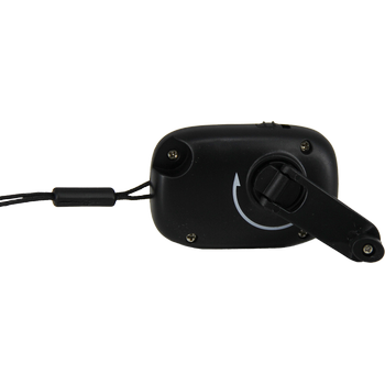 SUN+SHINE, black as night, Mini Taschenlampe Recycelt inkl. Karabiner