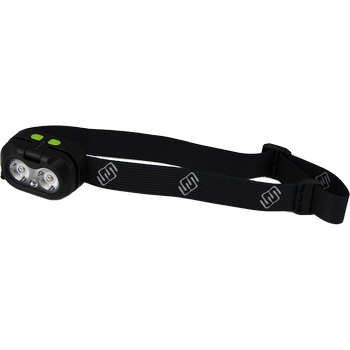 HEAD+BEAM450 V2.0, black as night, 450 Lumen, Stirnlampe / Leselicht mit Box und Ladekabel USB-C 