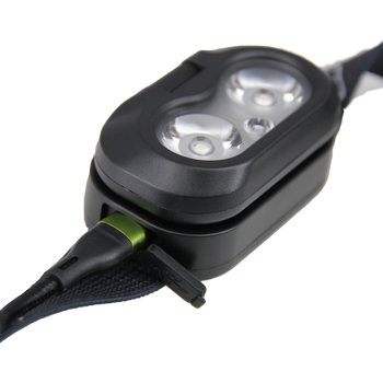 HEAD+BEAM450 V2.0, black as night, 450 Lumen, Stirnlampe / Leselicht mit Box und Ladekabel USB-C