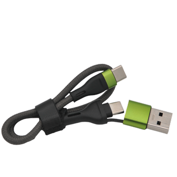HEAD+BEAM Ladekabel für HEAD+ Serie, 30 cm, USB-A/USB-C - USB-C 