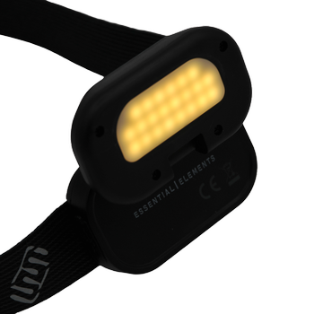 EE HEAD+BEAM450, black as night, 450 Lumen, Stirnlampe / Leselicht mit Box und Ladekabel USB-C